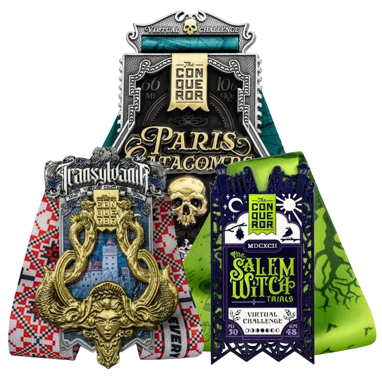 The Dark History Bundle finisher medal