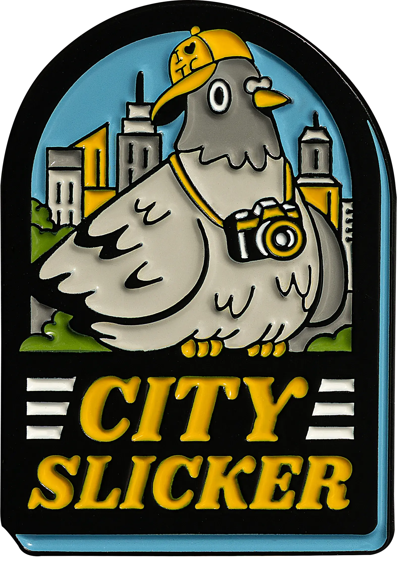 City Slicker pin