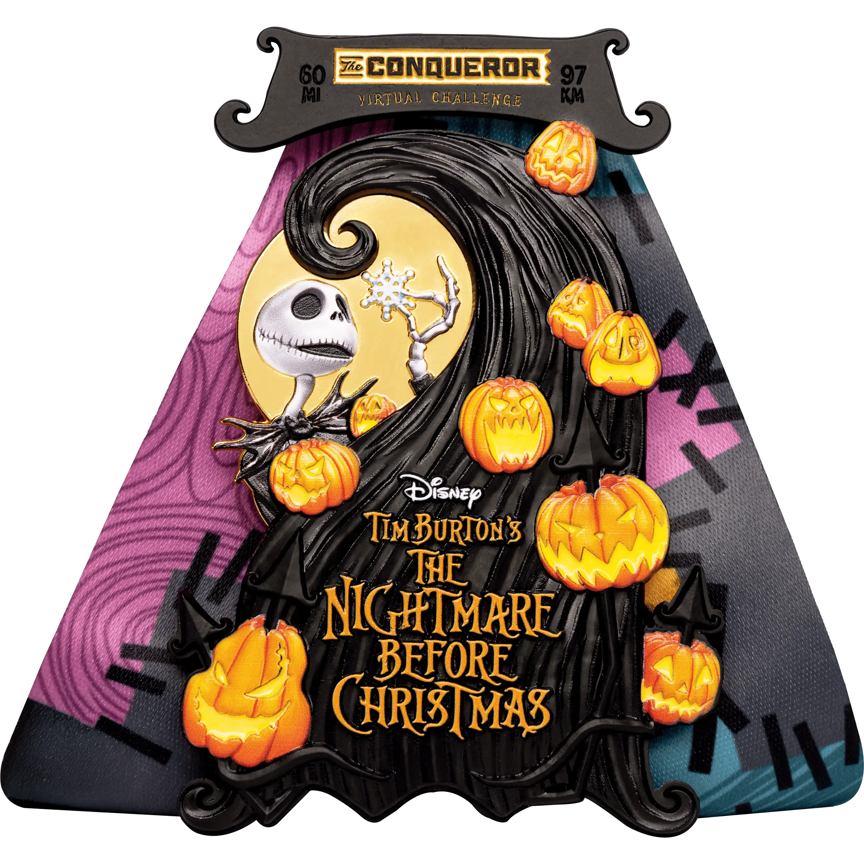 Nightmare Before Christmas Virtual Challenge medal