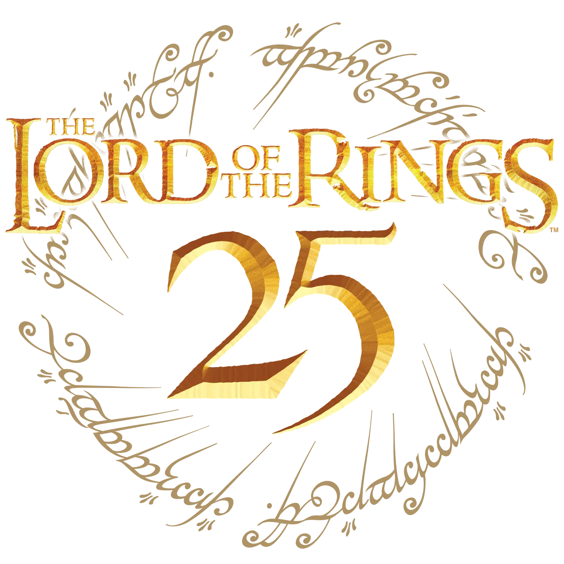 The Lord of the Rings 25th anniversary emblem