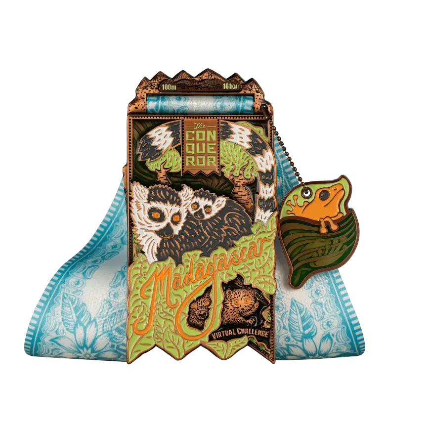 Madagascar Virtual Challenge medal
