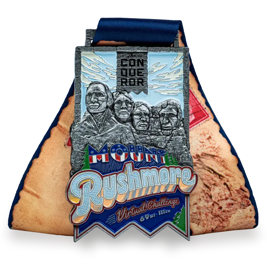 Mount Rushmore Virtual Challenge medal