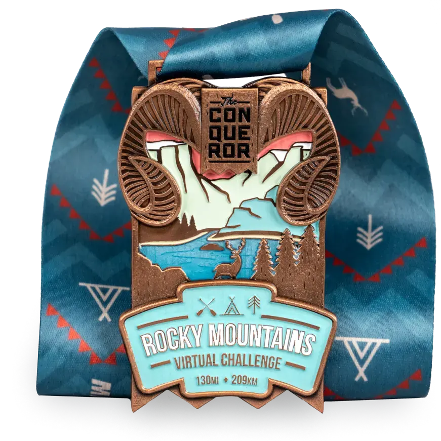 Rocky Mountains Virtual Challenge medal