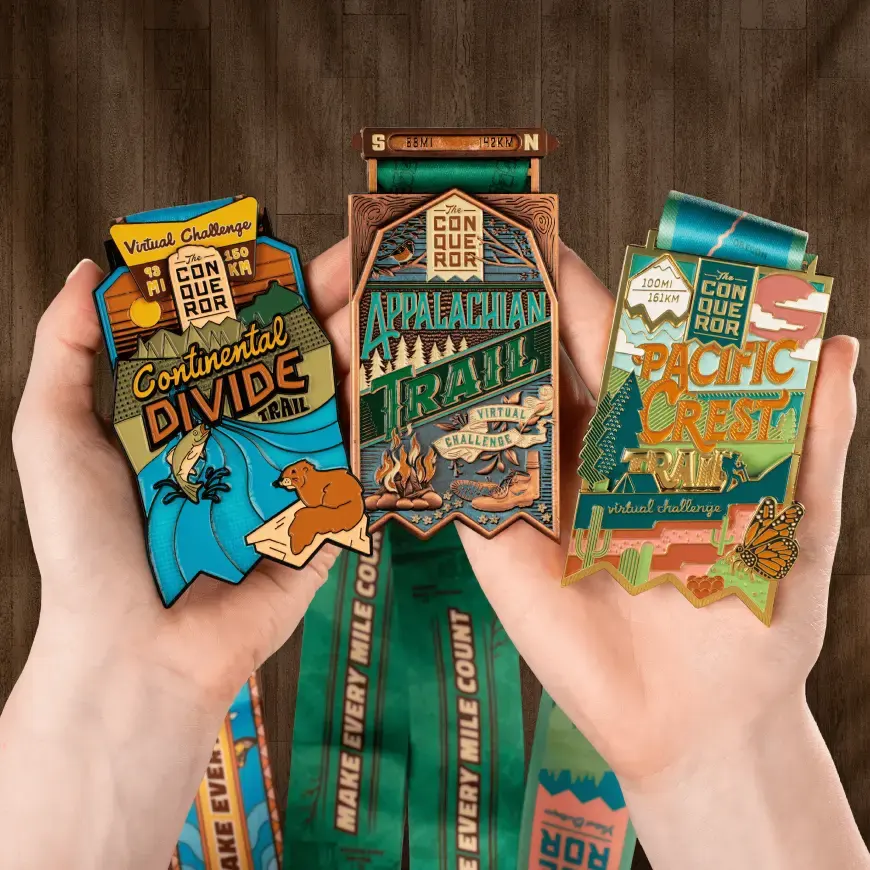 Triple Crown of Hiking medal