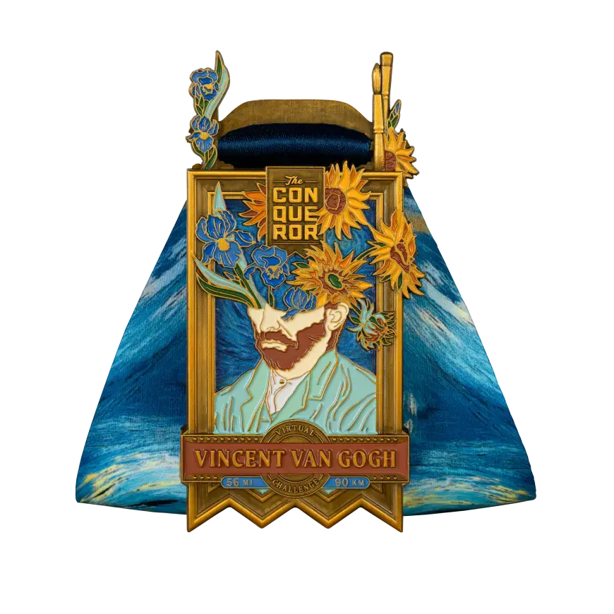 Vincent van Gogh Virtual Challenge medal