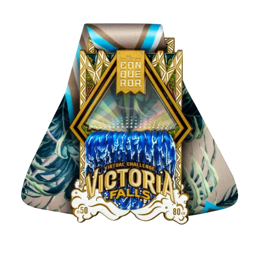Victoria Falls Virtual Challenge medal