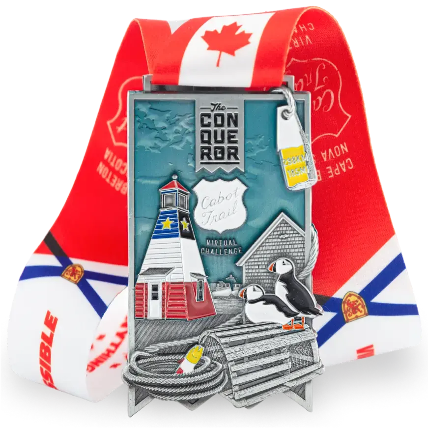Cabot Trail Virtual Challenge medal