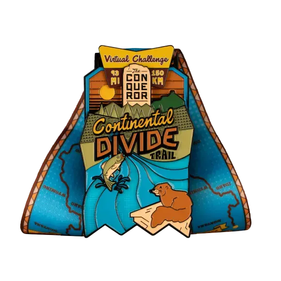 Continental Divide Trail Virtual Challenge medal