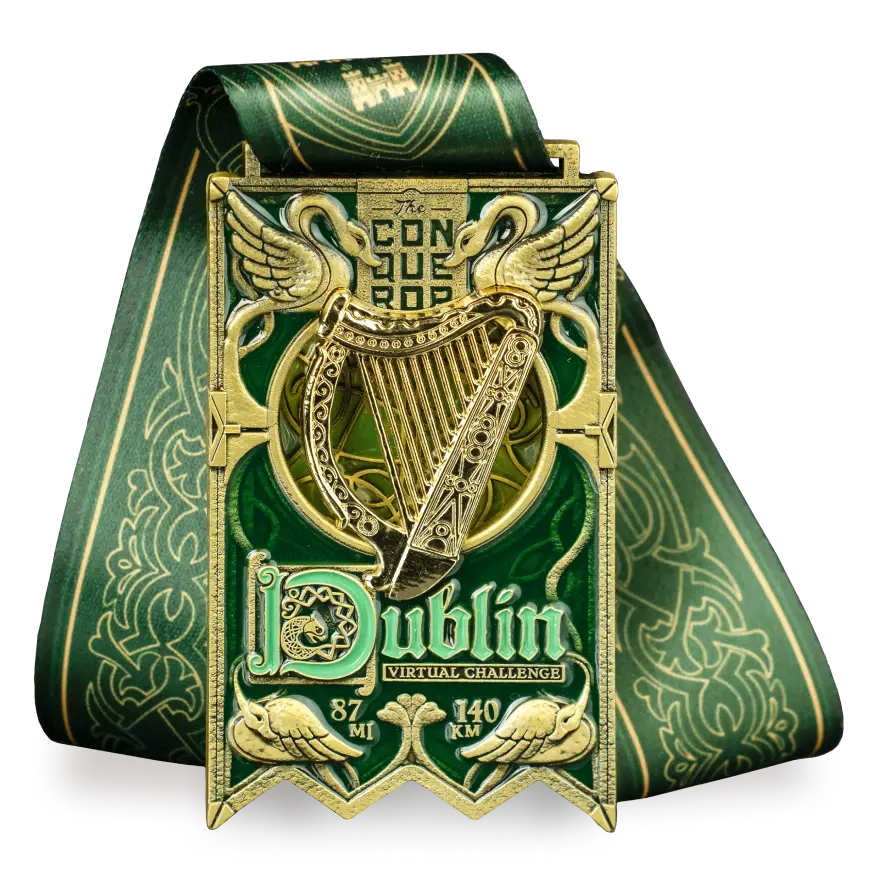 Dublin Virtual Challenge medal
