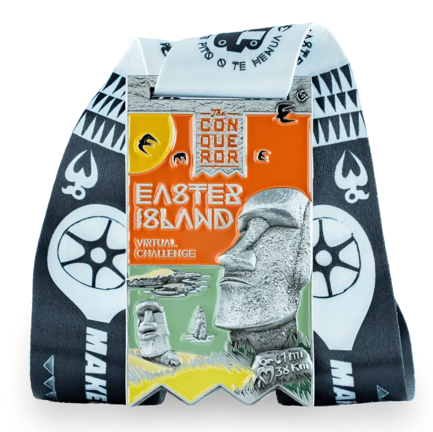 Easter Island Virtual Challenge medal