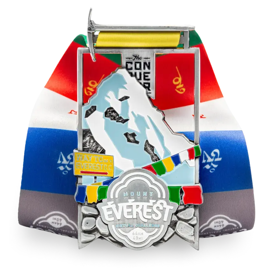 Mt Everest Virtual Challenge medal