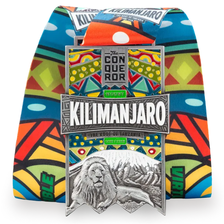 Mt Kilimanjaro Virtual Challenge medal