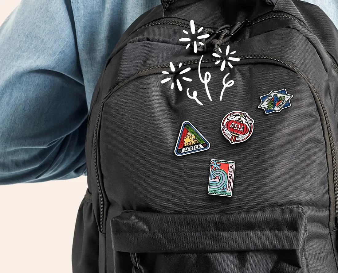 Global Passport Pins collection