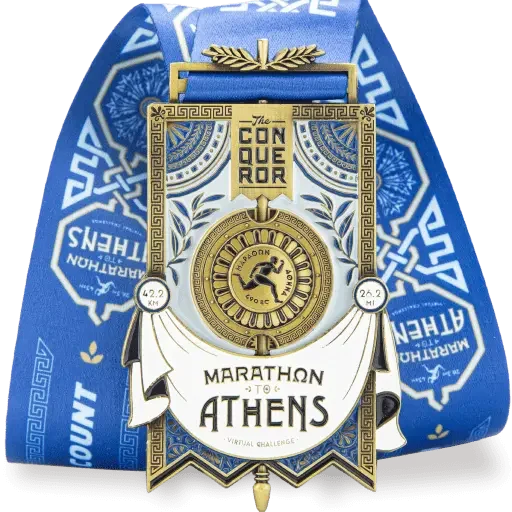 Marathon to Athens medal