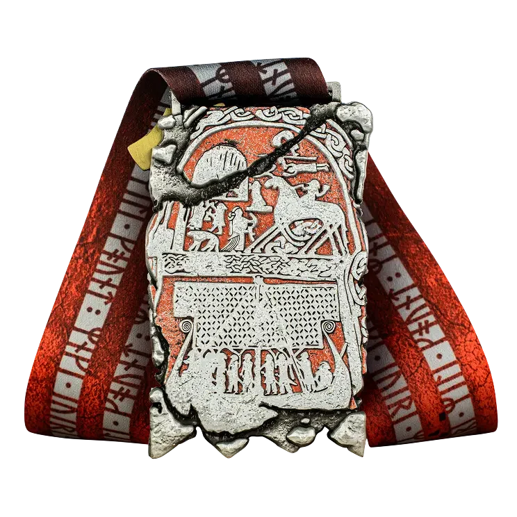Viking Explorers finisher medal, back