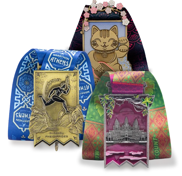 Conqueror Starter Pack finisher medal, back