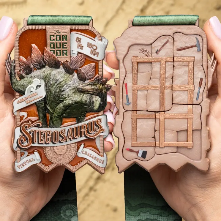 Stegosaurus Challenge medal