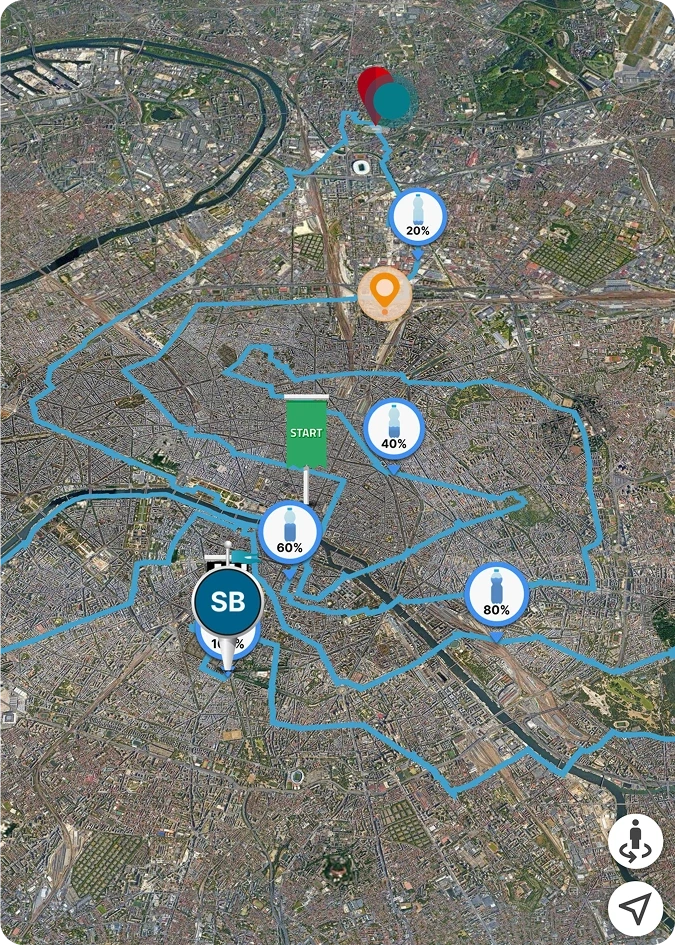 Virtually travel across Paris