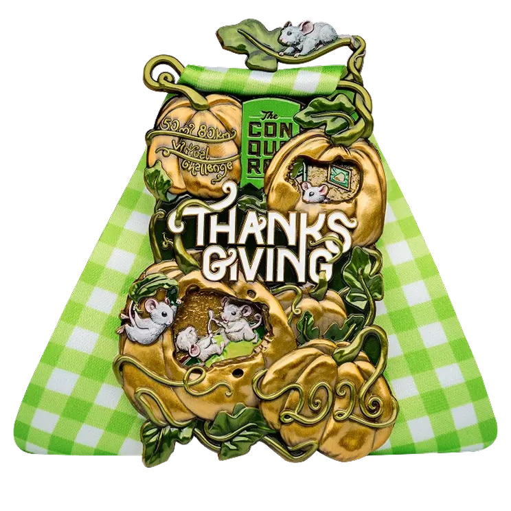 Thanksgiving 2026 finisher medal