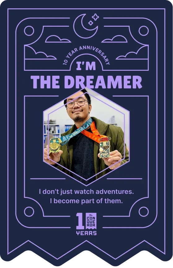 Conqueror Type card: I'm The Dreamer