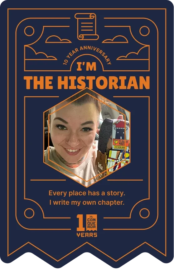 Conqueror Type card: I'm The Historian
