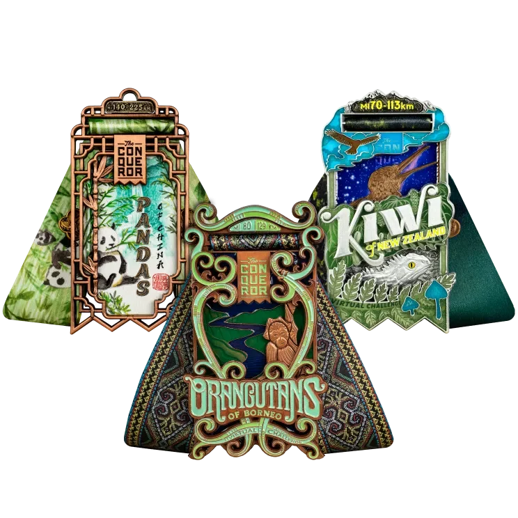 Animal Conservation 2nd Edition finisher medal, front