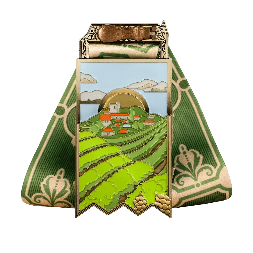 Loire Valley finisher medal, back