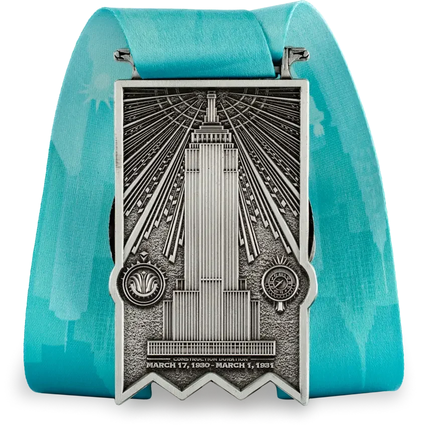 New York City finisher medal, back