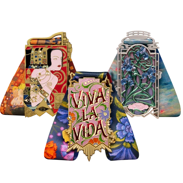 Artists Bundle finisher medal, back