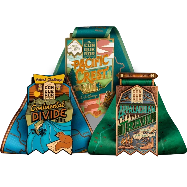 Triple Crown of Hiking medal