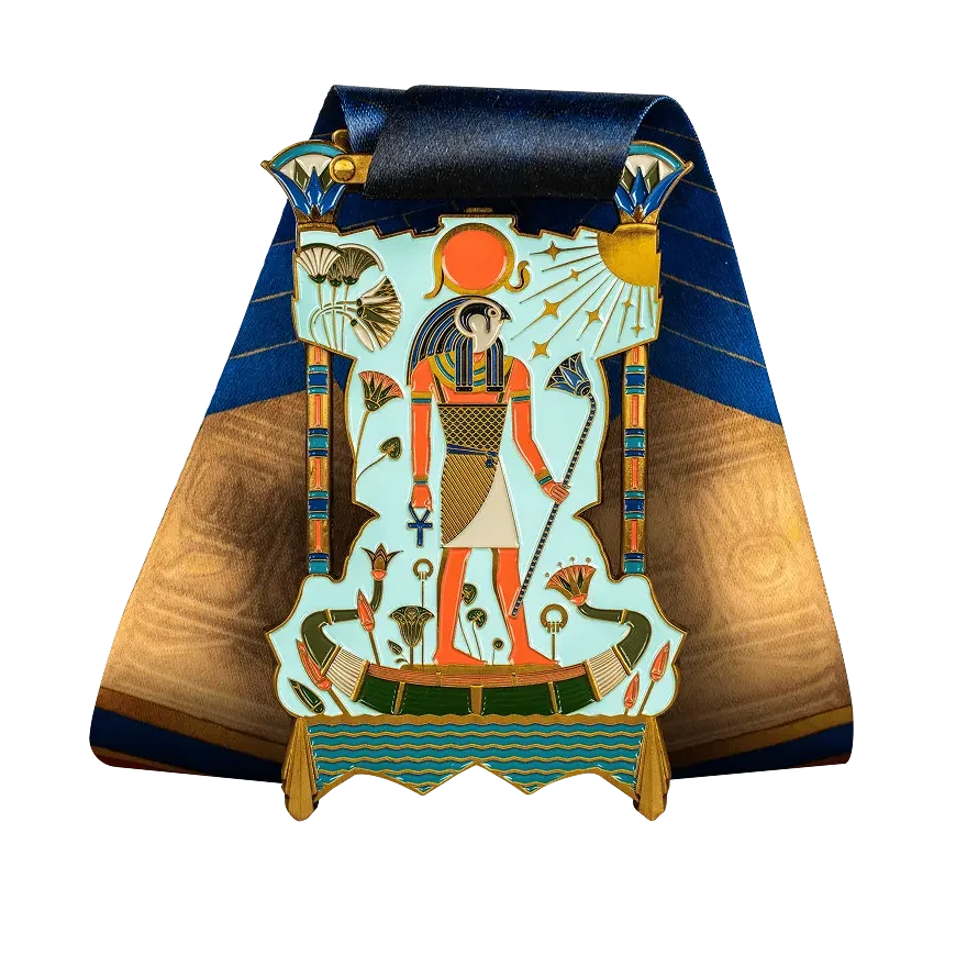 Valley of the Kings finisher medal, back