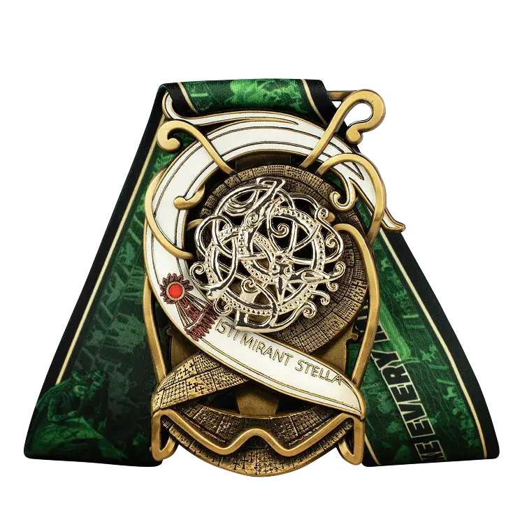 The Last Vikings finisher medal, back