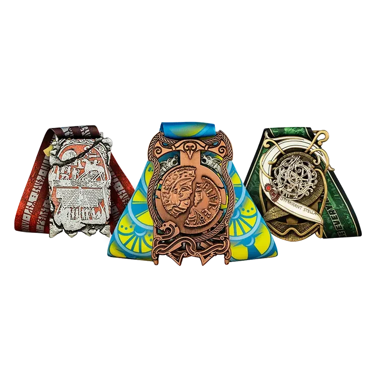Vikings Series finisher medal, back