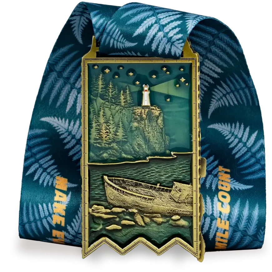 West Coast Trail finisher medal, back