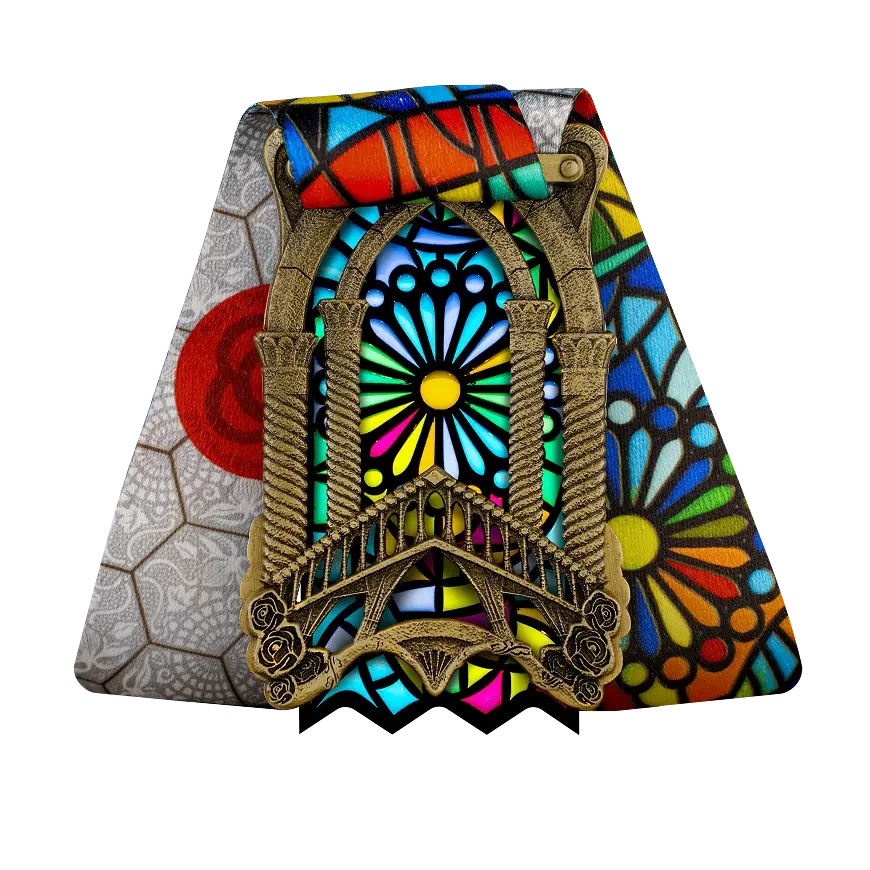 Barcelona City finisher medal, back