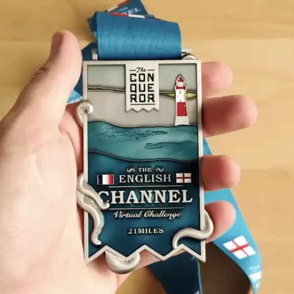 English Channel virtual challenge video