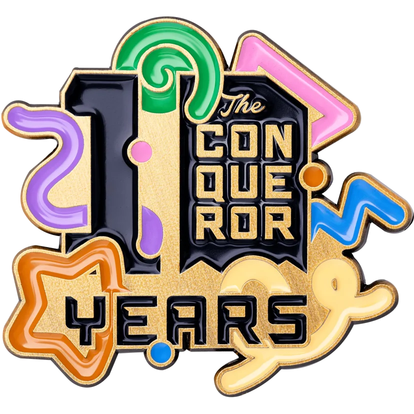Anniversary 10 Year Pin