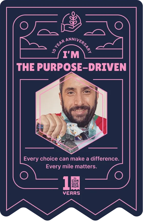 Conqueror Type card: I'm The Purpose Seeker