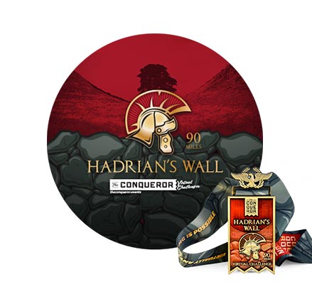 Hadrians Wall Virtual Challenge | Entry + Medal
