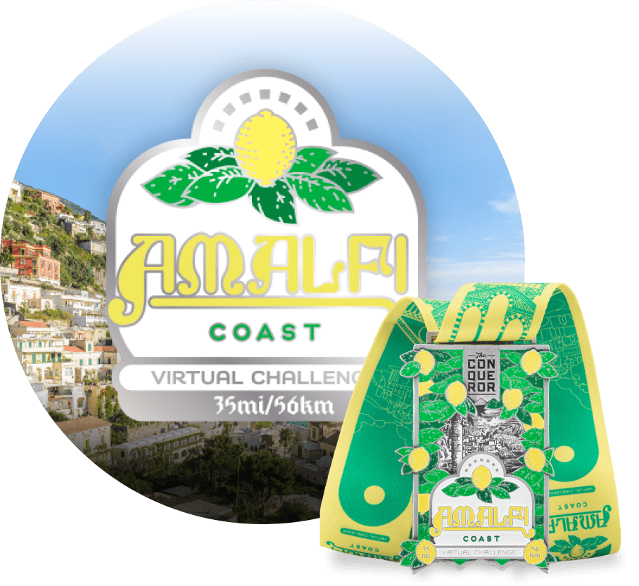 Amalfi Coast Virtual Challenge | Entry + Medal