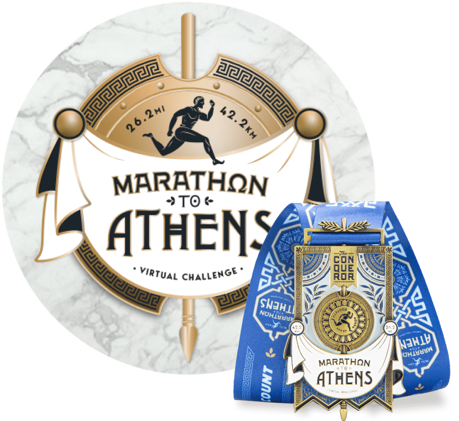 Marathon to Athens Virtual Challenge | Entry + Medal