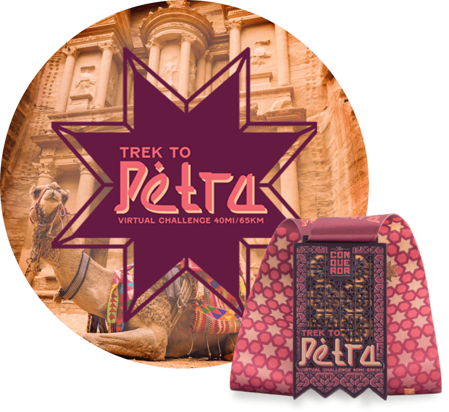 Trek to Petra Virtual Challenge | Entry + Medal