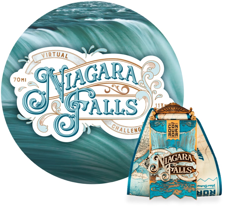 Niagara Falls Virtual Challenge | Entry + Medal