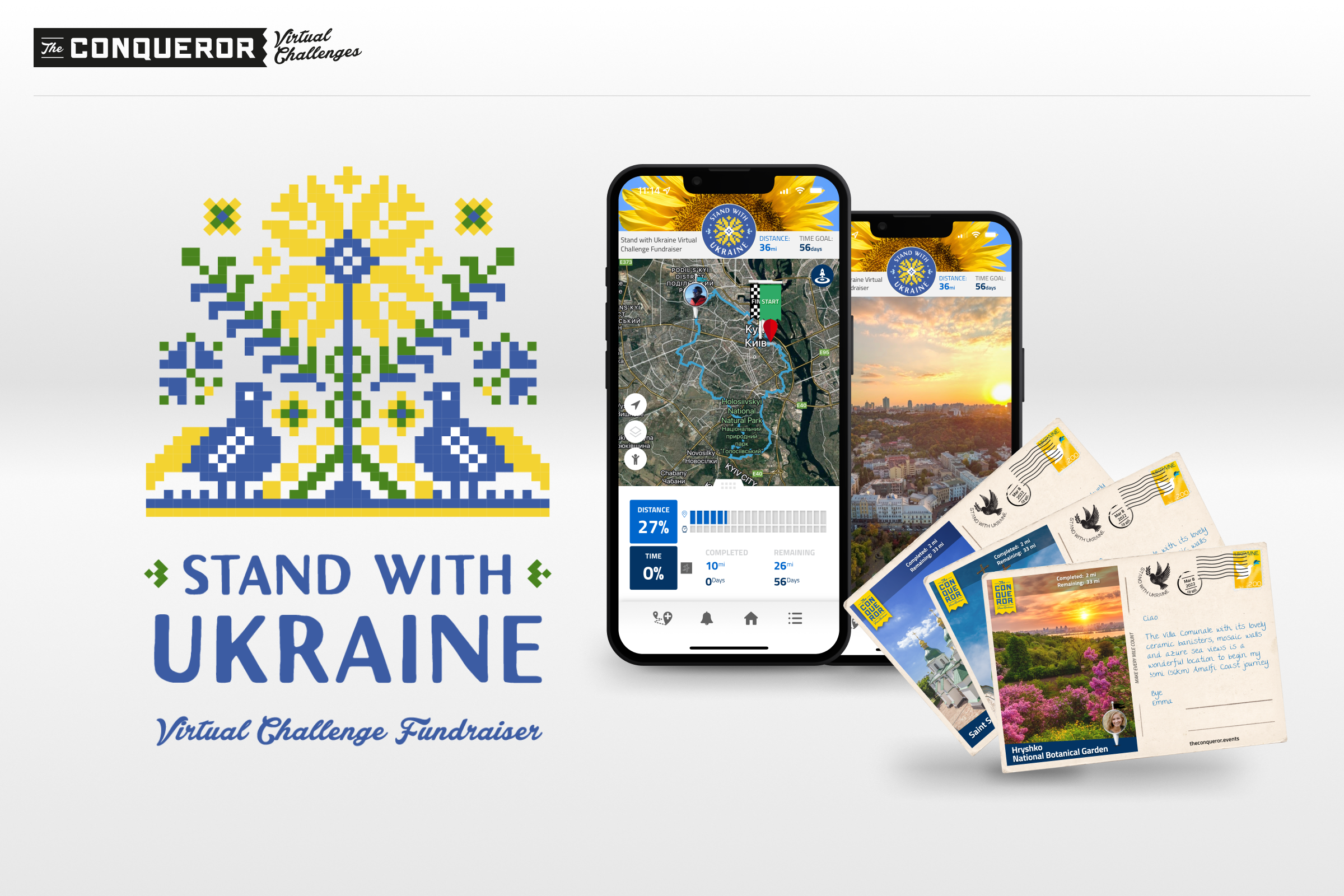 The Conqueror mobilizes global community to donate USD 500,000 in one week delivering aid and immediate resources to Ukraine