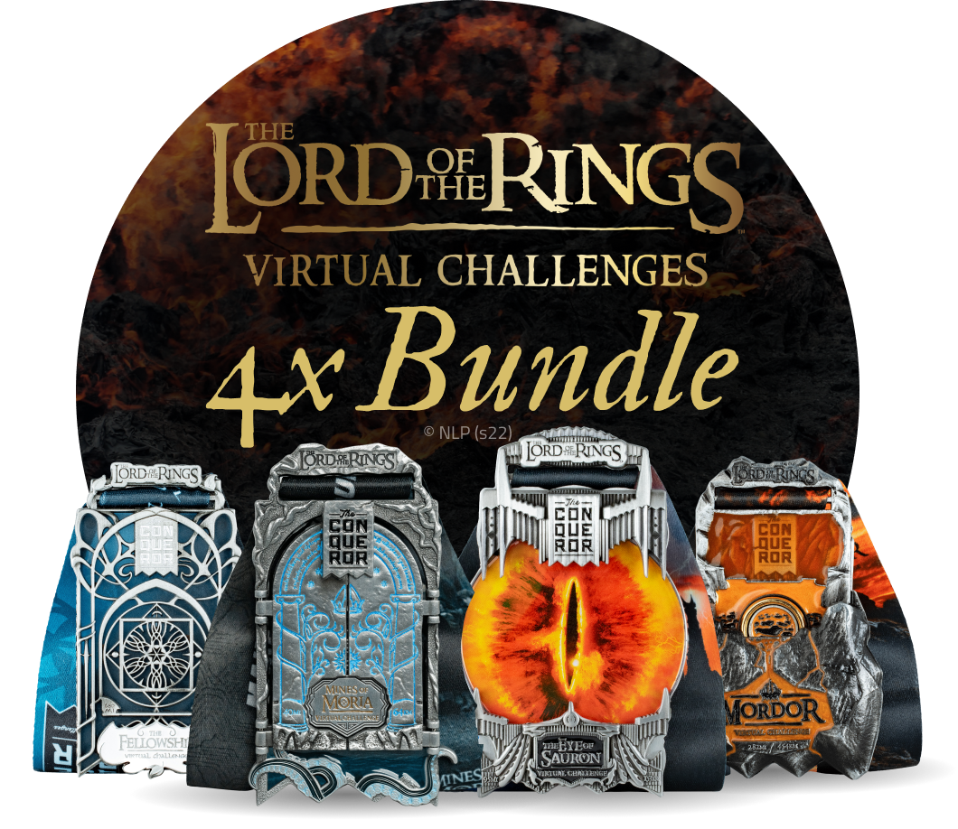 4x THE LORD OF THE RINGS Virtual Challenges