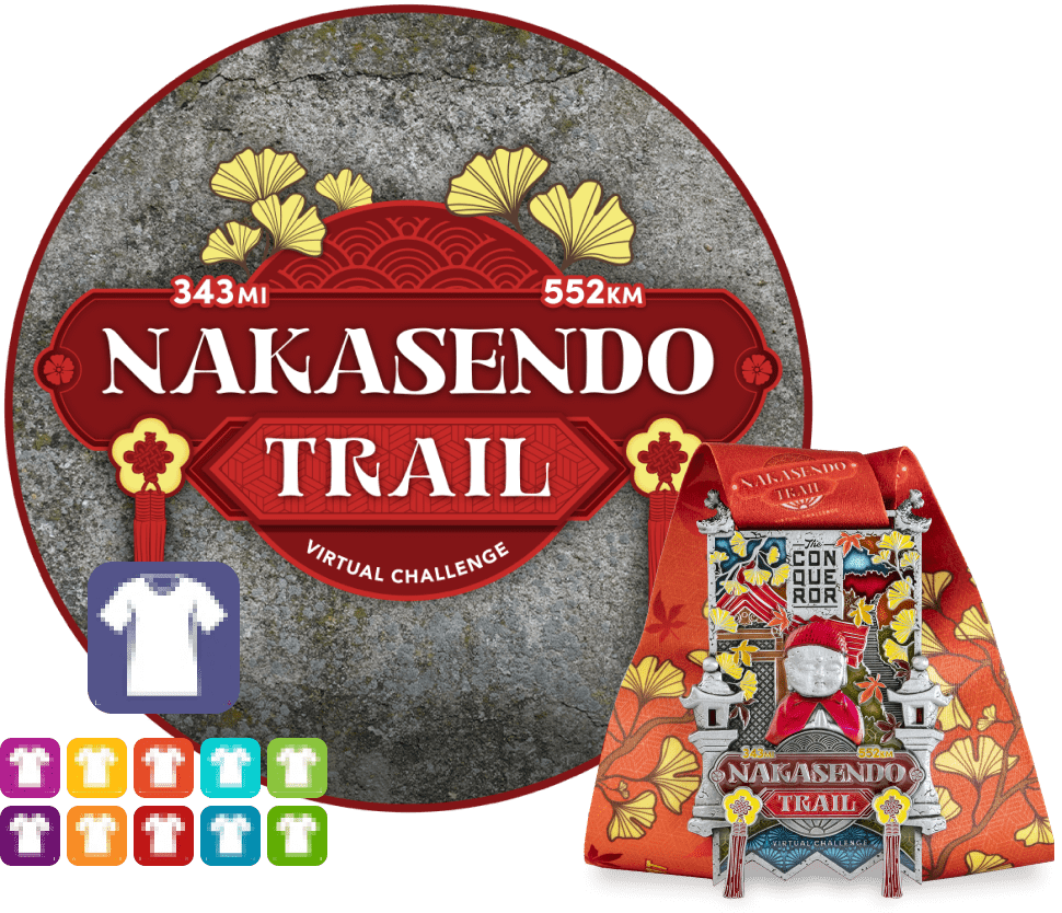 Nakasendo Trail Virtual Challenge | Entry + Medal + Apparel