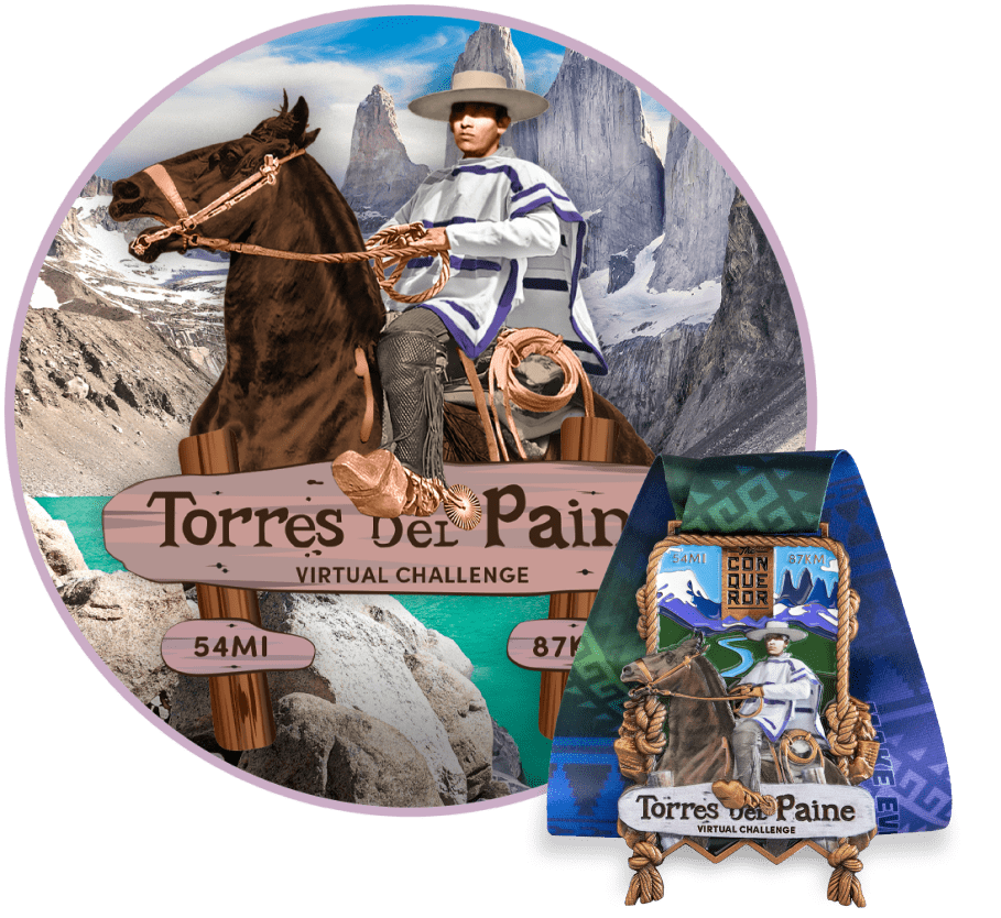 Desafío Virtual Torres del Paine | Inscripción + Medalla