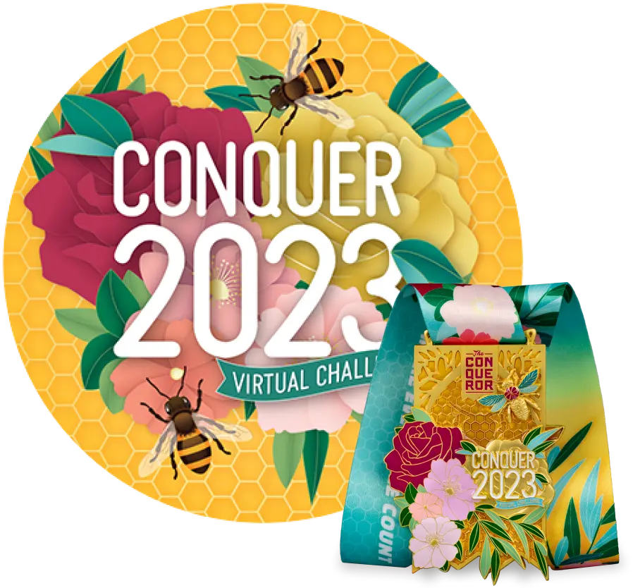 Conquer 2023 Virtual Challenge | Entry + Medal