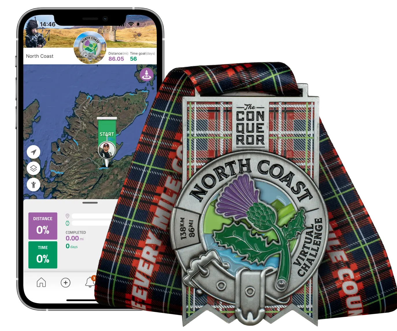 virtual challenge medal image