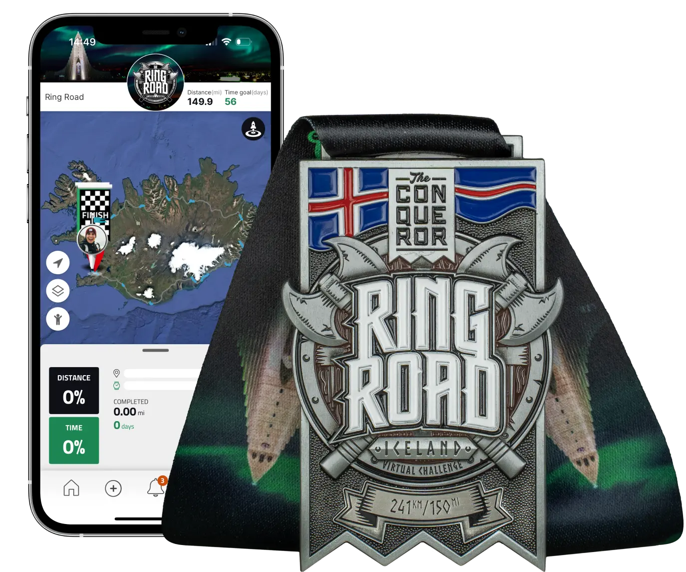 virtual challenge medal image